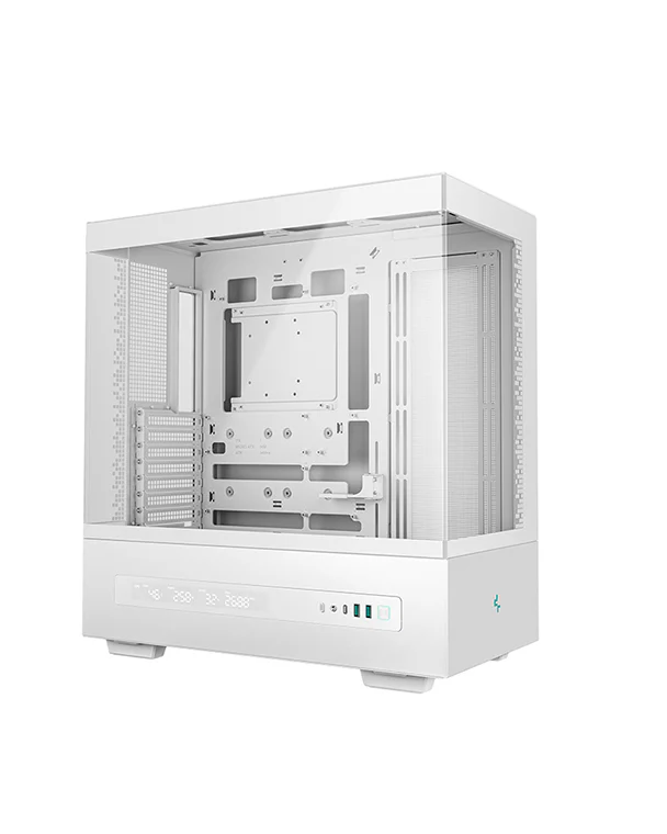 Deepcool CH690 Digital ATX Mid-Tower PC Case (Fans Not Included) - White Deepcool CH690 Digital ATX Mid-Tower PC Case (Fans Not Included) - White